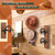 DoubleFill 5 Packs Cowboy Western Hat Rack Cowboy Hat Holder Hat Hanger Wall Mount Black Hat Hooks for Display Wall Decor Keeps Original Shape of Hat