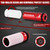 MIXPOWER 7PCS 1/2" Drive Wheel Protector Impact Socket,Thin Wall Deep Impact Socket Set, Durable Plastic Sleeve Lug Nut Socket, 6-Point, Metric, Color-Coded, 17mm, 19mm, 21mm, 22mm, 23mm, 24mm,27mm