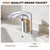 Gangang Commercial Touchless Bathroom Sink Faucet Cold and Hot Water Automatic Motion Sensor Basin Tap Mixer with Mixing Valve and Cover Plate (FBA 2)