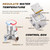 Gangang Commercial Touchless Bathroom Sink Faucet Cold and Hot Water Automatic Motion Sensor Basin Tap Mixer with Mixing Valve and Cover Plate (FBA 2)