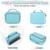 Large Pen Pencil Case,VONXURY High Capacity Art Colored Pencil Pouch Portable Stationery Organizer With 2 Detachable Layers 54 Slots Multiple Zipper Pockets for School Office College