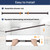 ENJOYBASICS Shower Curtain Rod 30 to 76 Inches, Stainless Steel Adjustable Spring Tension Rods No Drill for Bathroom, Closet, Window, Room Divider, Never Rust, Non Slip, Bronze