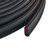 Edge Trim, 1/16" Rubber Edge Trim, Flexible Self Adhesive U Channel Edge Protector for Sharp Edge, Sheet Metal and Car Doors, Peel and Stick Car Door Edge Guard, Black Color, 20Ft