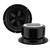 RecPro RV Solar Ventilation Fan | Solar Powered Ceiling Vent with Fan | For RV, Marine, Camper, Shed, Trailer (Black)