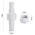 ATIE 280, 380, 180 Pool Cleaner Hose Swivel D20 and Hose Nut D15 Combo Kit Replacement For Zodiac Polaris 280, 380, 180 Pool Cleaners (4 Pack)