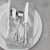 Oneida Silverware Set For 8, Azalea 45-Piece Everyday Flatware Set with Serving Utensils, Floral, Service For 8, 18/0 Stainless Steel, Dishwasher Safe, Knives Spoons And Forks Sets (Silver, 45 Pieces)