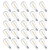 25 Packs ST38 LED Edison Bulbs,0.6Watt E12 Base Small Vintage Light Bulbs Equivalent to 7W Incandescant, 2700K Warm White Bulbs for ST38 String Lights, Shatterproof Waterproof Dimmable, Not for Solar