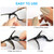 SURMAP Eyeglass Nose Pads, Comfort Soft Silicone Glasses Nose Pad, Anti-Slip Heighten Air Chamber Glasses Grips for Eyeglasses and Sunglasses, with Sticky Backing (10 Pairs, Clear)