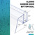 FCSOTSPS Sliding Shower Door Bottom Seal, 2 PCS 1/4" x 36" Sliding Shower Door Sweep for 1/4 Inch Glass, Frameless Glass Door Seal Strip Stop Shower Leaks and Create a Water Barrier