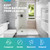 FCSOTSPS Sliding Shower Door Bottom Seal, 2 PCS 1/4" x 36" Sliding Shower Door Sweep for 1/4 Inch Glass, Frameless Glass Door Seal Strip Stop Shower Leaks and Create a Water Barrier