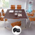 Uenhoy 30 Pcs 1-1/4" Square Plastic Plugs Insert End Caps Black Tubing End Caps for Square Tube, Chair Legs, Fence