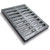 Cast Iron Drain Grate, 16 * 20in Outdoor Drain Cover, B125 Class Ductile Iron Channel Drainage Grates, Heavy Duty Sewer Grate,Black Rectangle Drain Grate for Yard,Driveway,Concrete Floor.