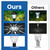 GIGALUMI 8 Pack Solar Lights Outdoor, Solar Pathway Lights with Great Pattern, Waterproof Auto On/Off Solar Powered Light for Outside Yard Garden Walkway Driveway Lawn Pathway