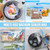 Daarcin Super Large Sous Vide Bags15pcs kit,BPA Free Reusable Vacuum Sealer Bags and 2pcs Sealing Clips for Food Storage and Sous Vide Cooking(11.8x13.4in/30x34cm)