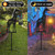 Solar Giraffe Metal Animal Stakes - Outdoor Decorative Garden Silhouette Lanterns