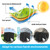 Zipper IBC Tote Cover Barlic 275 Gallon for 420D 1000L Outdoor Water Tank Protective Cover(Black)
