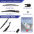 Shopauto Rear Windshield Wiper Arm Blade Assembly Kit Compatible with 2005-2012 Nissan Pathfinder Rear Window Wiper Replacement 28781-EA500, 28790-EA000, 28782-EA500