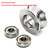 Chiloskit Heavy Duty Pulley Block with Bracket for Rope, 2 inch 304 Stainless Steel Sliding Gate Caster Bearing V Groove Guide Rollers Wheel System for Lifting,660 lbs Capacity (V)