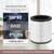 HSIAMEN AP-T200FL Replacement Filter Compatible with HoMedics Air Purifier AP-T200 AP-T2503 AP-T200-WT, Compared to Part # AP-T200FL, 3-in-1 H13 True HEPA Activated Carbon, 2-Pack