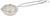 LACOR Bird's Nest Mould, 7-9 cm, Silver
