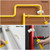 Pipe Paint Roller with Handle kit for Round Gas Pipe, Water Pipe，Fire Pipe, Fence Pipe or Arced Surface|3 PCS Micro Fine and 3 PCS Alternative Rough Fiber Rollers