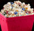 Microwave Popcorn Popper | Replaces Microwave Popcorn Bags | Healthy Air Popped Popcorn - No Oil Needed | BPA Free Premium European Grade Silicone Popcorn Maker by Cestari Kitchen (Red Makes 8 cups)