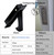 Dontay Pocket Door Handles Edge Pull,Professional Stainless Steel 304, Flush Mount Door Pull for Pocket Sliding Door (Matte Black, 1)