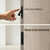 Dontay Pocket Door Handles Edge Pull,Professional Stainless Steel 304, Flush Mount Door Pull for Pocket Sliding Door (Matte Black, 1)