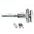 Dixie Narco T-Handle Replacement Whole Set Assembled with High Security Lock (Chrome Pack of 1, Assembled w/Tubular Lock)