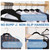 HOUSE DAY Black Velvet Hangers 60 Pack, Non Slip Felt Hanger, Slim Velvet Clothes Hangers for Suits, Shirt, Heavy Duty Coat Hanger for Closet