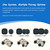 Soft Ring Blk Dog Bells to Go Outside - Wireless Dog Door Bell with 1000ft Range, 60 Melodies, LED, Waterproof Potty Training Bell for Dogs - Dog Door Bells for Potty Training(2 Bells & 1 Receiver)
