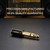 NANYI 1/4 to 1/8 Audio Adapter, 6.35mm (6.3mm) to 3.5mm Adapter, 1/4 Inch to 3.5mm Headphone Adapter, Male to Female Stereo Jack for Amp Guitar, Piano, and Pro Audio Equipment Black