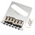 Wilkinson WOT03 52.5mm (2-1/16 inch) Guitar Telecaster Bridge Modern 6-Saddles for Fender American Standard Tele TL Style Electric Guitar, Chrome