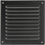 Vent Systems 6 x 6 Inch (Duct Opening Size) - Pack of 2 - Black Vent Cover - Square Metal HVAC Return Air Grille with Mesh Screen - Register Wall Vent Duct Grill - Outdoor, Indoor, Exhaust Ventilation