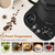 Secura Electric Gooseneck Kettle, 5 Variable Presets for Coffee Tea Brewing, 100% Stainless Steel Inner Tea/Coffee Kettle with 1.5H Keep Warm, 1200 Watt Quick Heating Pot, 0.8L, Matt Black
