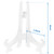 Litoexpe 24 Pcs 4 Inch Clear Plastic Easels Plate, Picture Frame Stand Holder Acrylic Display Easels, Baseball Card Display Stand