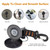 CONBOLA Suction Cups Hooks 4 Pieces Outdoor Car Camping Essentials Heavy Duty Upgraded Tie Down Suction Cup,Camper Accessories Strong Power for RV Boat Window Glass Camping Trap.(4 pcs,Orange)