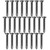 Cauldham Black Wood Screws #9 x 1-1/2 Inch for Door Hinges - 25 Pack
