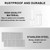 125 PCS Repair Plantation Shutters Tool Set, Plantation Shutter Louvers Staples Replacement Repair Pins,0.75inch and 0.6inch Tilt Rod Louvers Staples for Windows Tools Supplies (Two Sizes Mixed)