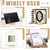 Memorywuu 4 Pack Wooden Book Stand for Display Book Holder Easel Stand Collector Display Back to School Gift for Home Office Album CD Magazine Comic Postcard Picture Artworks