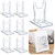 Memorywuu 12 Pack Acrylic Book Stand for Display Adjustable Clear Display Holder Easel Collector Stand for Home Office Back to School Comic Album CD Magazine Postcard Artworks (4.2 x 4.3 x 2.35 Inch)