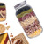 eleganttime 128 oz Mason Jars Extra Wide Mouth 2 Pack, 1 Gallon Glass Large Jars with Airtight Lid, Safe for Food Storage,Curing, Fermentation and Preservation(Not standard wide mouth)