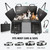 Btefd Back Seat Extender for Dogs Upgraded Anti-Scratch PU Leather, Hard Bottom Dog Car Seat Cover for Back Seat, Backseat Extender for Dogs, Waterproof Dog Hammock for Car, SUV, Small Truck, Black