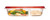 Rubbermaid TakeAlongs Divided Rectangular Food Storage Containers, 3.7 Cup, Tint Chili, 3 Count
