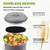 6 Pack Charcoal Filters for Compost Bin Bucket, 5 Inch Round Activated Carbon Charcoal Replacement Filters for Kitchen Countertop and Home Bucket Compost Bin (Refill, Odor Eliminating)​