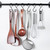 Waitkey 8 Pack S Hooks for Hanging, 3.5 inch Heavy Duty Metal S Hooks with Safety Buckle S Shaped Hooks Pot Rack Closet Hooks for Hanging Plants, Clothes, Kitchen Utensil, Pots, Pans, Bags (Black)
