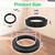 31112 Service Package Replacement for Thetford, Compatible with Bravura RV Toilets Flange Seal Gasket, Black
