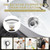 Yaseingoo Chrome Bathtub Drain Stopper, Solid Brass Tip-Toe Bath Tub Drain with Hair Catcher - Universal Coarse/Fine Thread, Bathroom Bathtub Plug Replacement, Anti-Fingerprint Finish, 11.5/16 UNC
