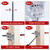 Muzata 30 90 Degree Cable Railing Angle Drill Guide Jig Visible Drilling Template 4 Sizes for Horizontal and Angled Hole for Wood Post Lag Screw Cable Railing Kit Tool CT09