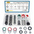 Easily 4 Set Car A/C Valve Core R134a Kit, 9 Sizes Gasket & 36 Sizes O-Ring Kit, AC Compressor Seal, Fuel Line Tool Set